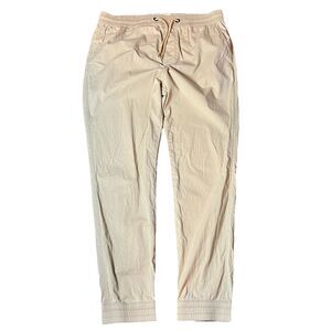 Hollister Stretch Jogger Beige Khaki Pants Mens Size L